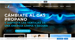 Desktop Screenshot of iberpropano.com